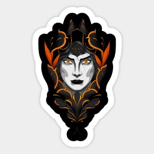 Neo traditional Woman Sticker